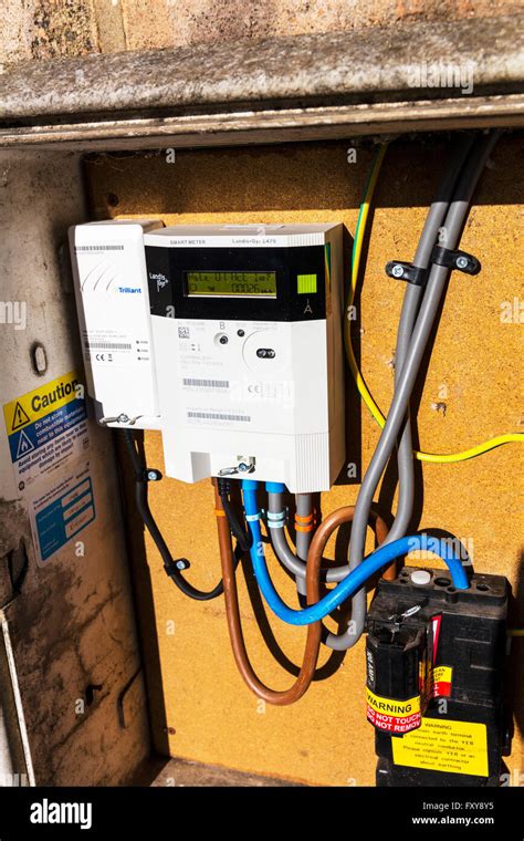 are electric and gas meters the same box|gas meter close to electricity meter.